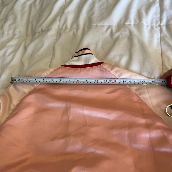 Pinko Bomber Pink Size 4  70's Inspire, Farrah Fawcett  Chic. - Picture 13 of 14